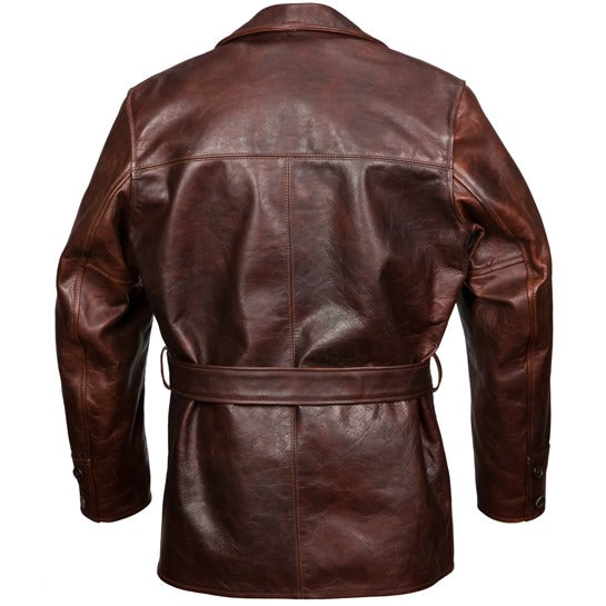 MEN'S Classic 2/4 Leather Coat