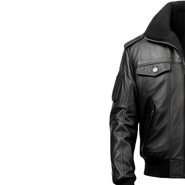 MEN's Bomber Leather Jacket