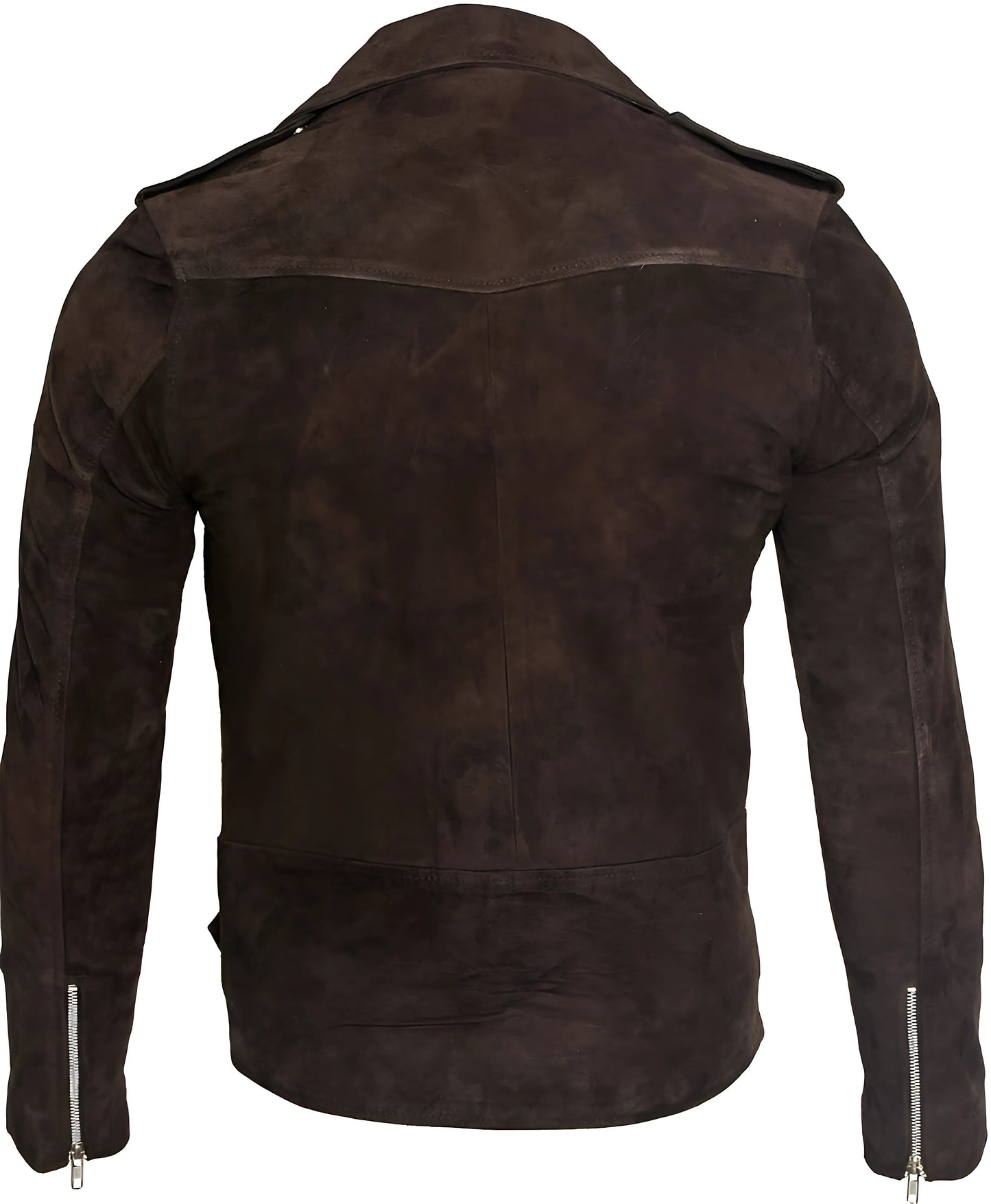 MEN's Brown Suede Leather Jacket