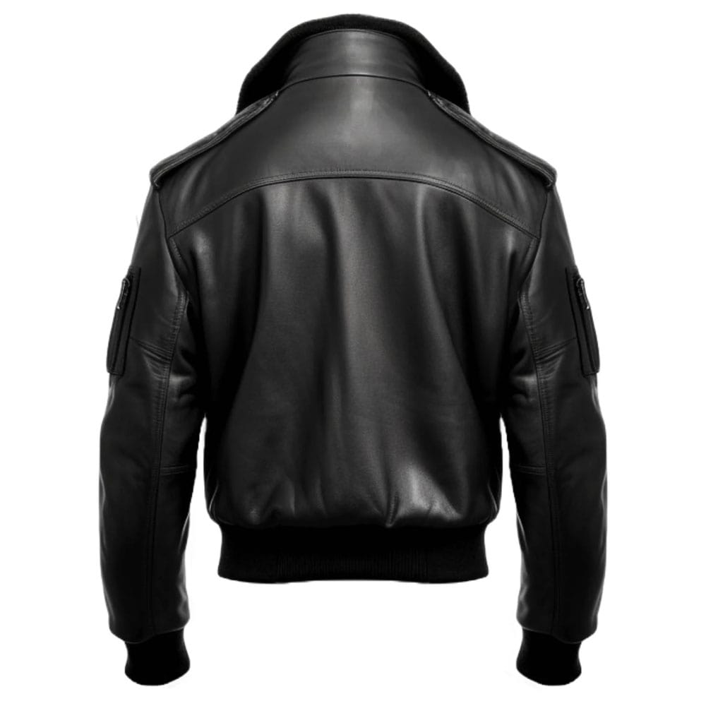 MEN's Bomber Leather Jacket