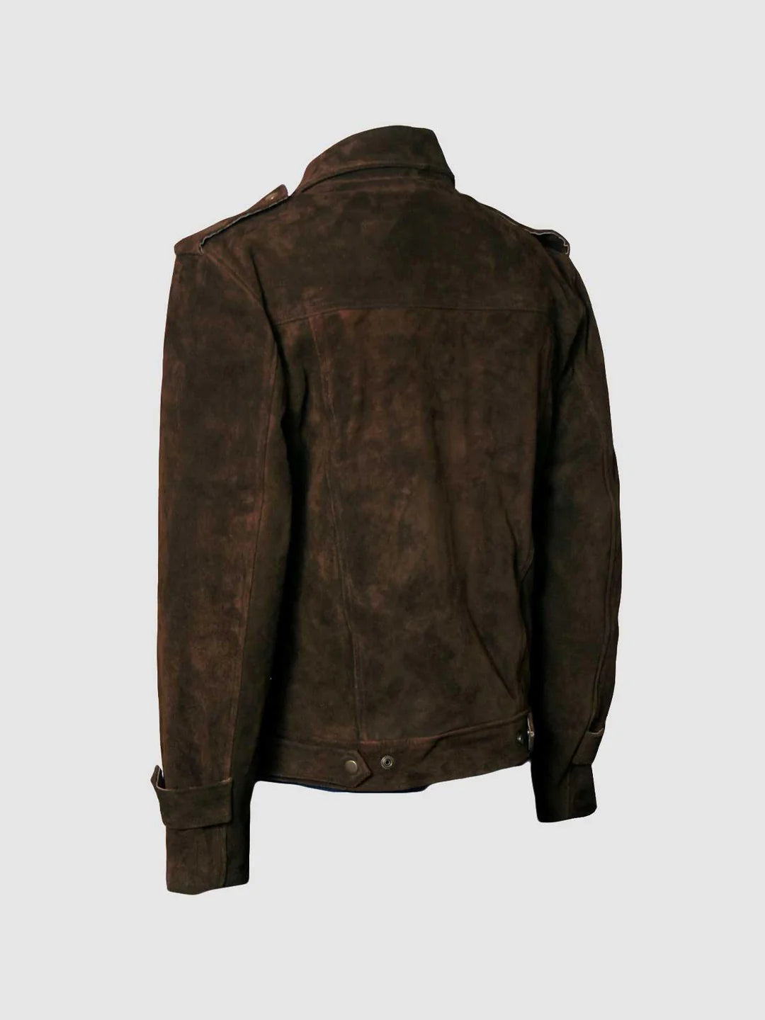 Brown Leather Suede Jacket