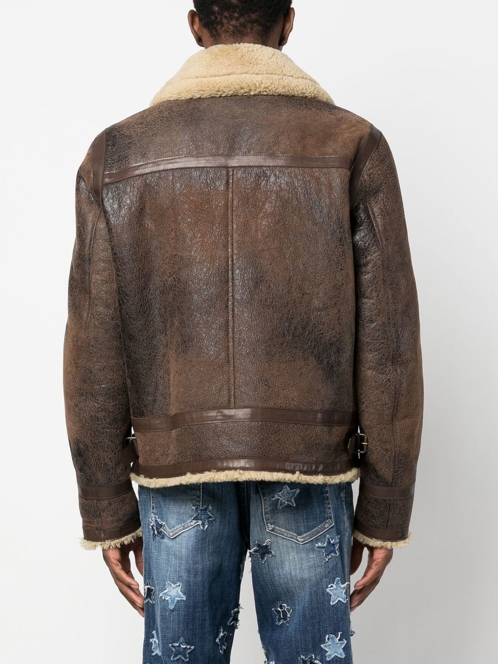 WIDE SHEARLING COLLAR JACKET