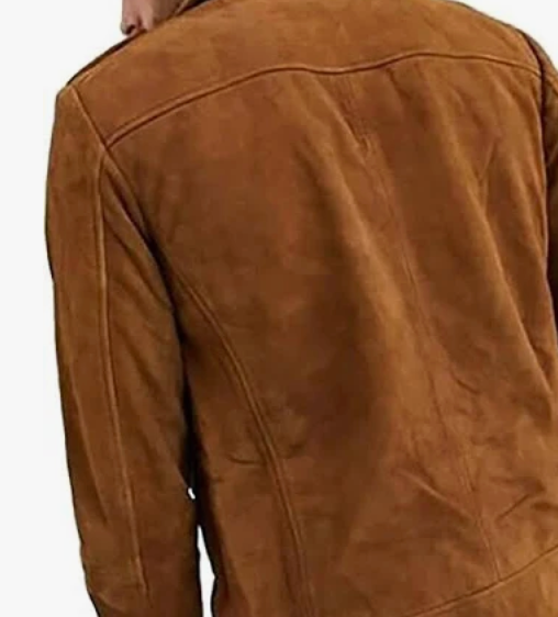 MEN's Suede Biker Leather Jacket