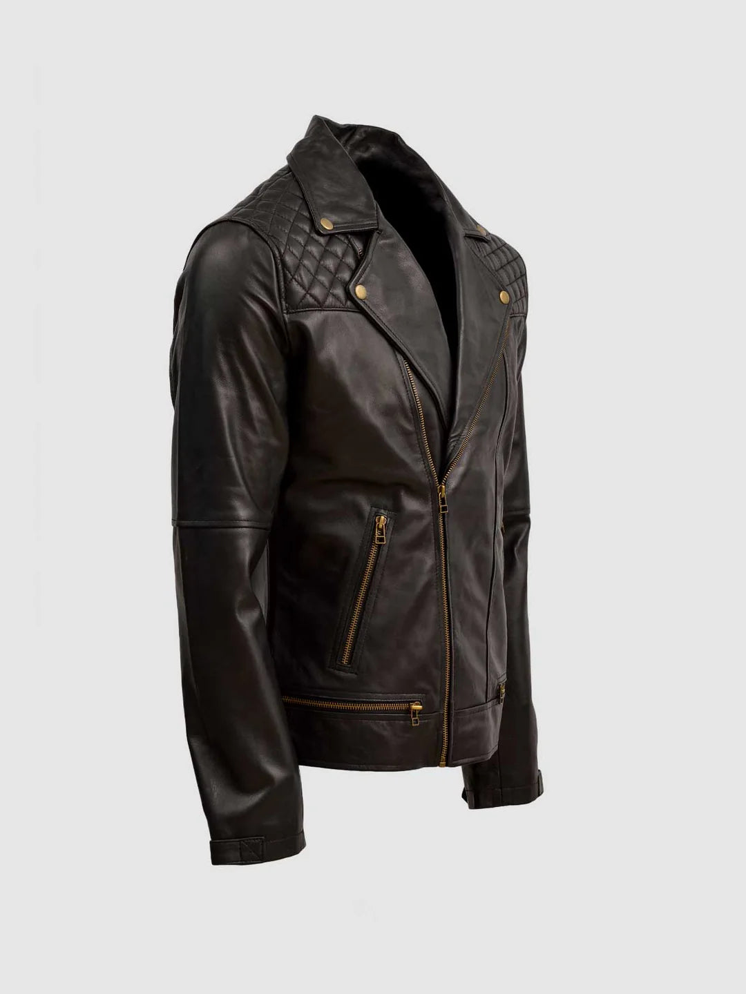 Soft Sheep Leather Quilted Jacket