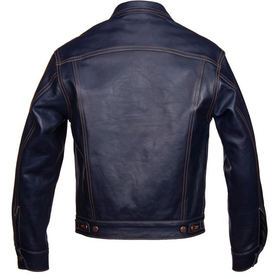 MEN's Trucker Leather Jacket.