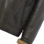 MEN'S Brown Rust Pilot Leather Jacket
